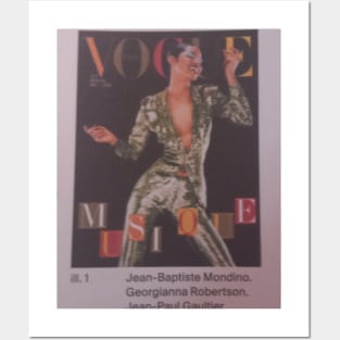 Josephine Baker Tribute Vogue Magazine Tee Posters and Art